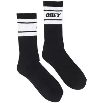 Носки OBEY Cooper Deuce Socks BLACK / WHITE 2021