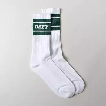 Носки OBEY Cooper Ii Socks White / Deep Teal 2020