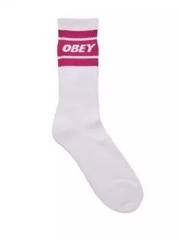 Носки OBEY Cooper II Socks White/Fuschia