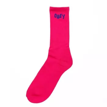 Носки OBEY Obey Jumbled Socks Fuschia / Blue