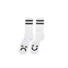 Носки POLAR SKATE CO. Happy Sad Socks White