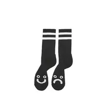 Носки POLAR SKATE CO. Happy Sad Socks Black