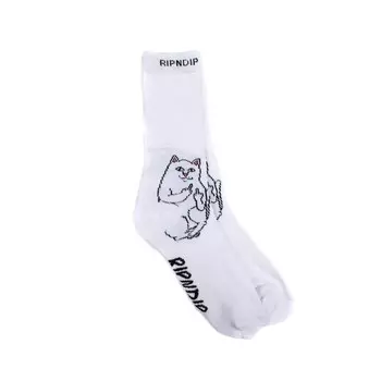 Носки RIPNDIP Lord Nermal Socks White 2021