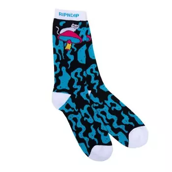 Носки RIPNDIP Psychedelic Socks Blue 2021