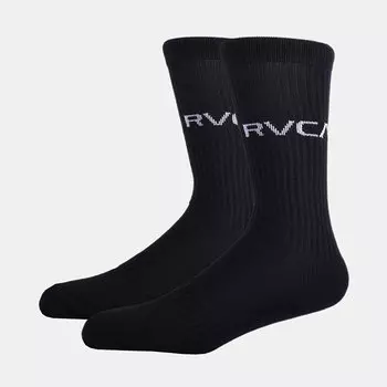 Носки RVCA 2Pk Basic Logo Crew Black 2022