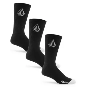 Носки VOLCOM Full Stone Sock 3Pk Black 2023