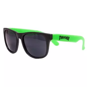 Очки THRASHER Logo Sunglasses NEON GREEN 2021