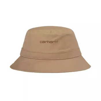 Панама CARHARTT WIP Script Bucket Hat Nomad / Hamilton Brown 2022