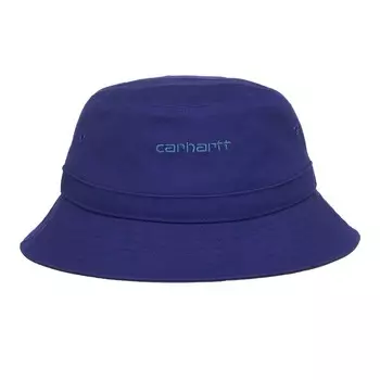 Панама CARHARTT WIP Script Bucket Hat Razzmic / Icy Water 2022