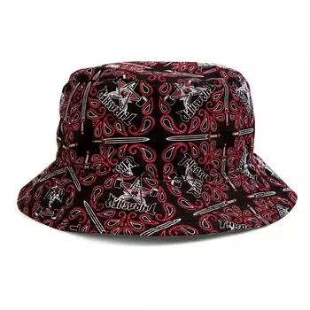 Панама THRASHER Bandana Bucket Hat Black/Red 2023