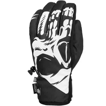 Перчатки для сноуборда мужские 686 Mns Ruckus Pipe Glove Black Reaper