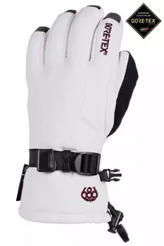 Перчатки для сноуборда женские 686 Wms Gore-Tex Linear Glove White