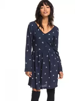 Платье ROXY Feelaloneprint J Dress Blues Birds