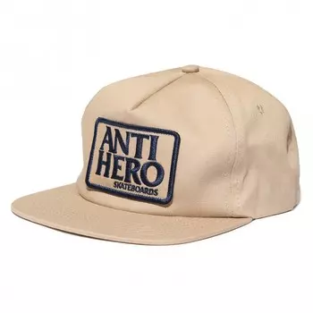 Пятипанельная кепка ANTI-HERO Adj Resrve Patch Snap Khaki 2020