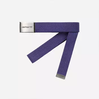 Ремень CARHARTT WIP Clip Belt Chrome Razzmic 2022