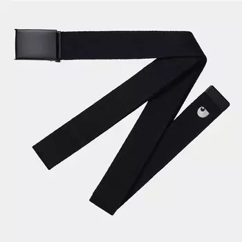 Ремень CARHARTT WIP Madison Belt (6 Minimum) Black / Wax 2021