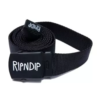 Ремень RIPNDIP Logo Web Belt Black 2021