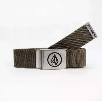 Ремень VOLCOM Circle Web Belt Military 2021