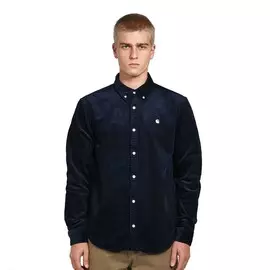 Рубашка CARHARTT WIP L/S Madison Cord Shirt Wax / Black 2022