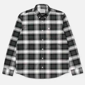 Рубашка CARHARTT WIP Steen Shirt Steen Check Bottle Green 2021