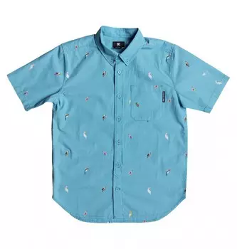 Рубашка для мальчиков-подростков DC SHOES Hepscott Boy B Maui Blue