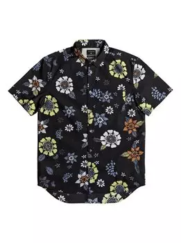 Рубашка мужская QUIKSILVER Sunsetfloralss M Tarmac Sunset Floral Ss