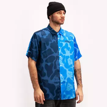 Рубашка RIPNDIP Soho Button Up Shirt Blue 2021