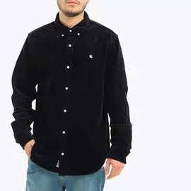 Рубашка с длинным рукавом CARHARTT WIP L/S Madison Shirt Black / Wax 2022
