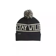 Шапка с помпоном AIRBLASTER Stay Wild Beanie Black 2020