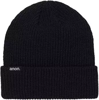 Шапка ANON Cuff Beanie Black 2022