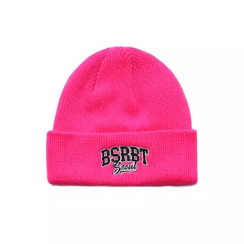 Шапка BSRABBIT Bs Authentic Beanie Hot Pink 2022