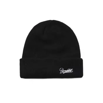 Шапка BSRABBIT Logo Embr Beanie Black 2022