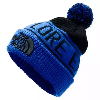 Шапка THE NORTH FACE Retro Tnf Pom Beanie Tnf blue/Tnf black