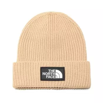 Шапка THE NORTH FACE Tnf Logo Box Cuff Beanie Twill Beige