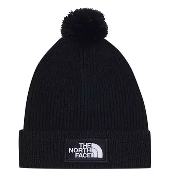 Шапка THE NORTH FACE Tnf Logo Box Pom Tnf Black