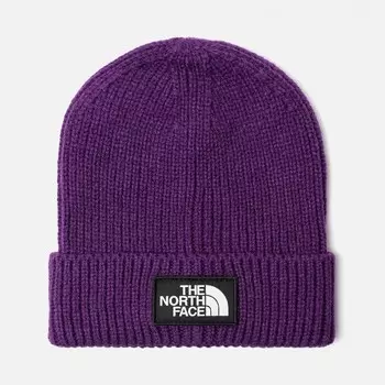 Шапка THE NORTH FACE Tnf Logo Box Cuff Beanie Hero Purple