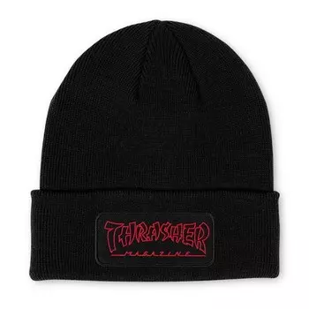 Шапка THRASHER China Banks Patch Beanie Black