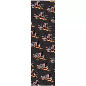 Шкурка для скейтборда ENJOI Pizza Cat Grip Tape Black 9" 2021