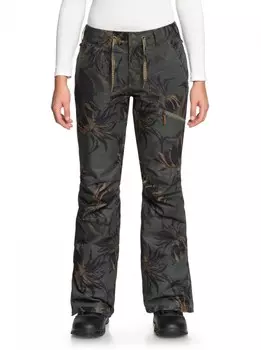 Штаны для сноуборда женские ROXY Nadia Printed P J Four Leaf Clover_Swell Flowers