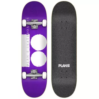 Скейтборд комплект PLAN B Rough Original Complete Purple 8 дюйм 2022