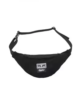 Сумка на пояс OBEY Waisted Hip Bag Black Twill