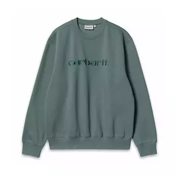 Свитшот CARHARTT WIP Carhartt Sweatshirt Eucalyptus / Frasier 2022