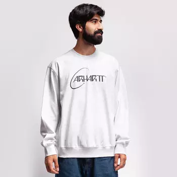 Свитшот CARHARTT WIP Orbit Sweatshirt Ash Heather / Dark Navy 2021