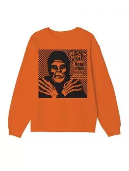 Свитшот OBEYxMISFITS Fiend Club Halloween Orange