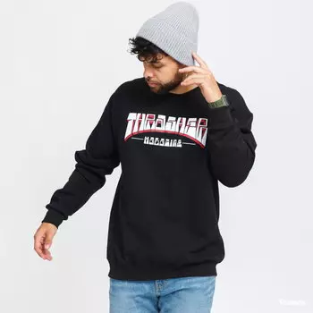 Свитшот THRASHER Firme Logo Crew Black 2022