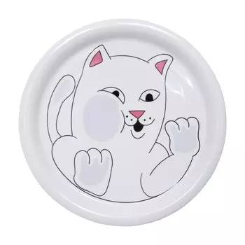 Тарелка RIPNDIP Squished Nerm Ceramic Plate White 2022