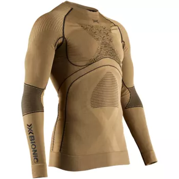 Термкофта мужская X-BIONIC X-Bionic® Radiactor 4.0 Shirt Round Neck Lg Sl Men Gold/Black 2020