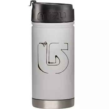 Термобутылка для воды MIZU BURTON V5 PROCESS SCRIBBLE Glossy White W/ Black Print &amp; Coffee Lid