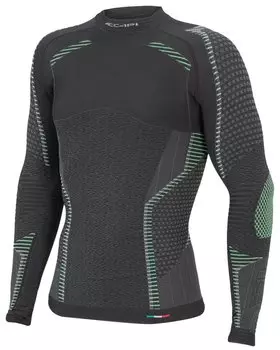 Термокофта мужская ACCAPI Ergoracing L/S Shirt BLACK/ANTHRACITE 2021