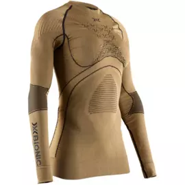 Термокофта женская X-BIONIC X-Bionic® Radiactor 4.0 Shirt Round Neck Lg Sl Wmn Gold/Black 2020